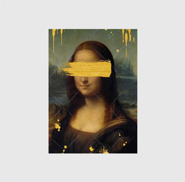 Mona Lisa Yellow Stripe