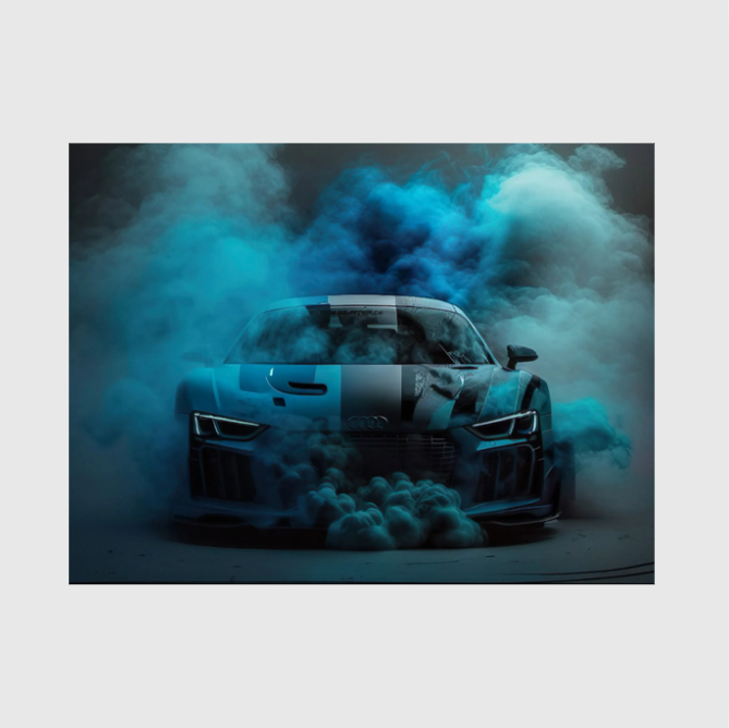 Modern Car Poster